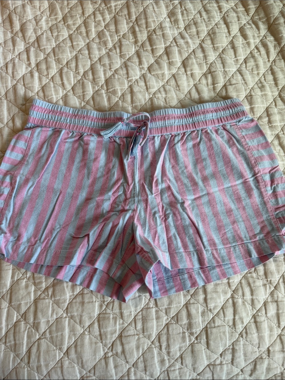 Vineyard Vines Pink and Light Blue Striped Women’s Shorts